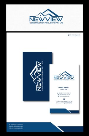 Logo Design by zebronicgraphic for Newview Construction Projects Pty Ltd | Design: #16681854
