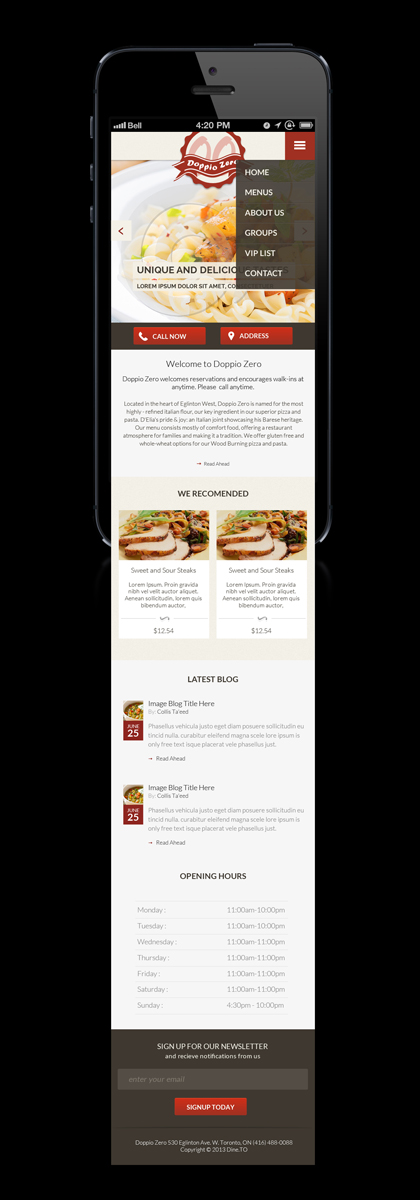 Wordpress Design by Violeta Pironkova for NuOrder Solutions Inc. | Design #2743328