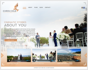 Web Design by -Marc- for christopher cole films | Design: #16742774
