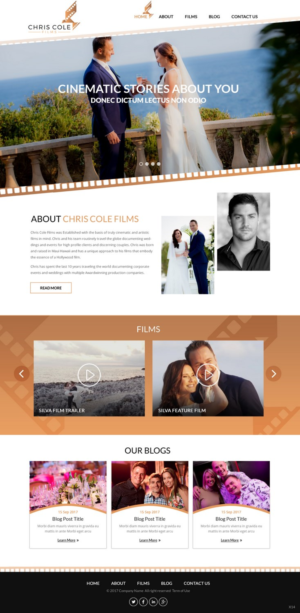 Web Design by pb for christopher cole films | Design: #16584469