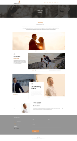 Web Design by shonitha for christopher cole films | Design: #16749917