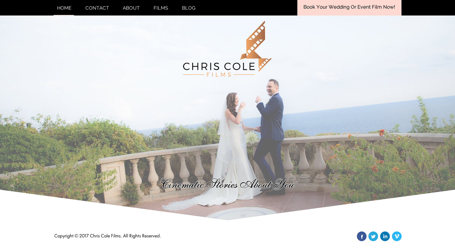 Web Design by Creative Design for christopher cole films | Design #16588442