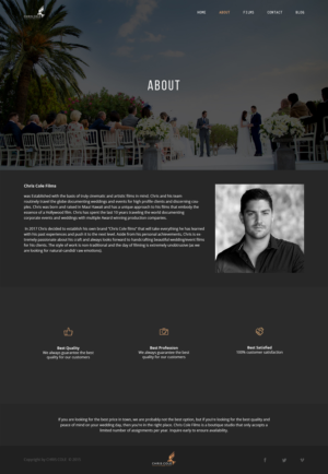 Web Design by trungkien20 for christopher cole films | Design: #16740225
