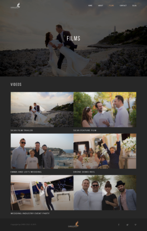 Web Design by trungkien20 for christopher cole films | Design: #16740261