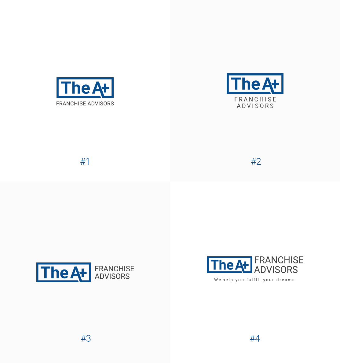 Logo Design by Felipe Moura for The A+ Franchise Advisors | Design #16596128