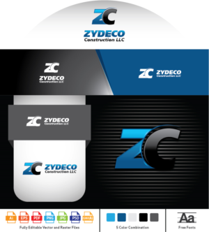 Logo Design by Umer Ilyas for Zydeco Construction LLC | Design: #16592343