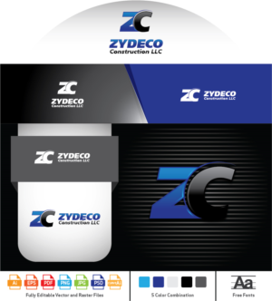 Logo Design by Umer Ilyas for Zydeco Construction LLC | Design: #16592345