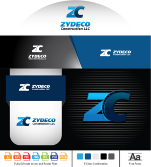 Logo Design by Umer Ilyas for Zydeco Construction LLC | Design: #16592353