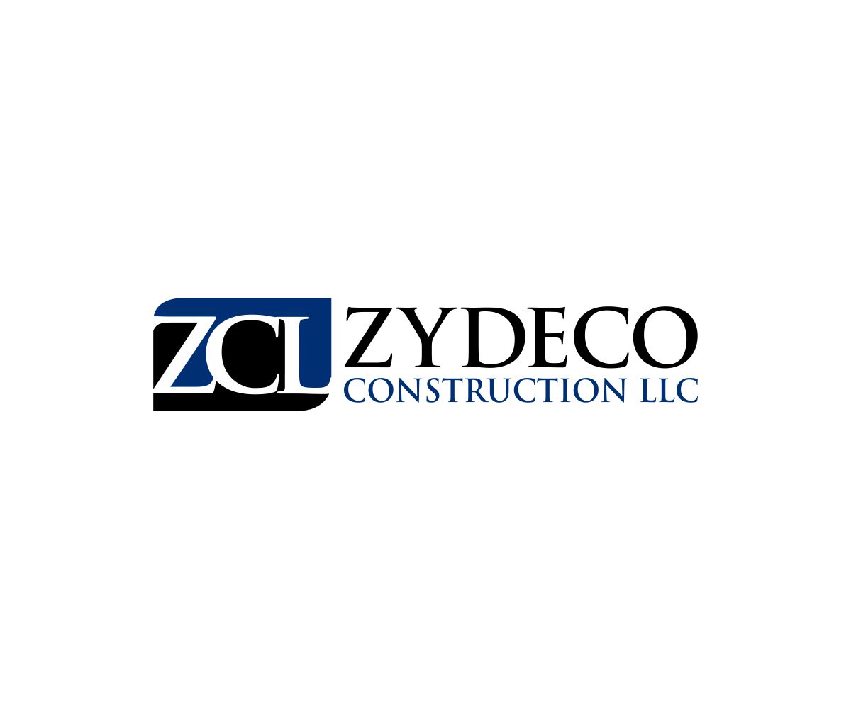 Elegant, Playful, Construction Logo Design for Zydeco Construction LLC