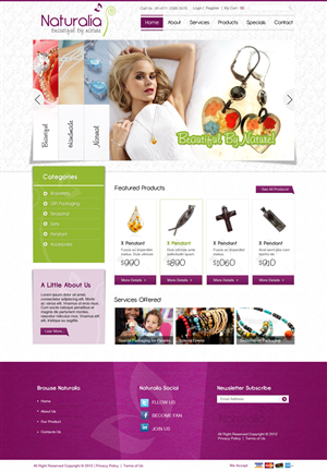 Web Design by the-lion-king for this project | Design: #619373