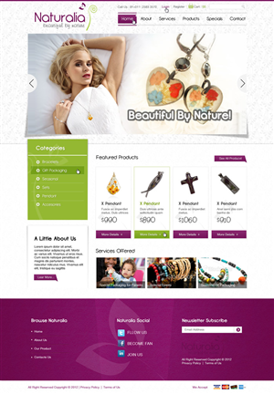 Web Design by the-lion-king for this project | Design: #622869
