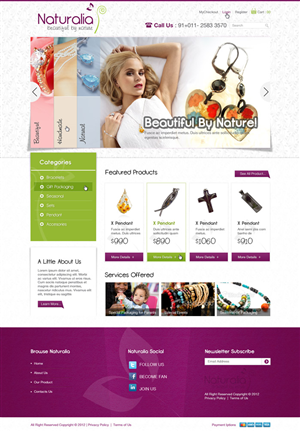Web Design by the-lion-king for this project | Design: #624900