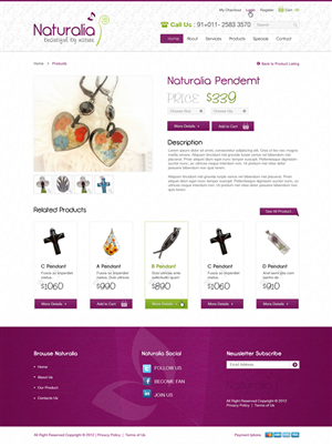 Web Design by the-lion-king for this project | Design: #635530