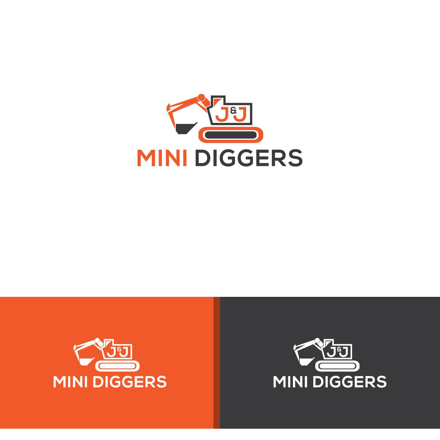 Logo Design by Deziners Zone for J&J Mini Diggers | Design #16734163