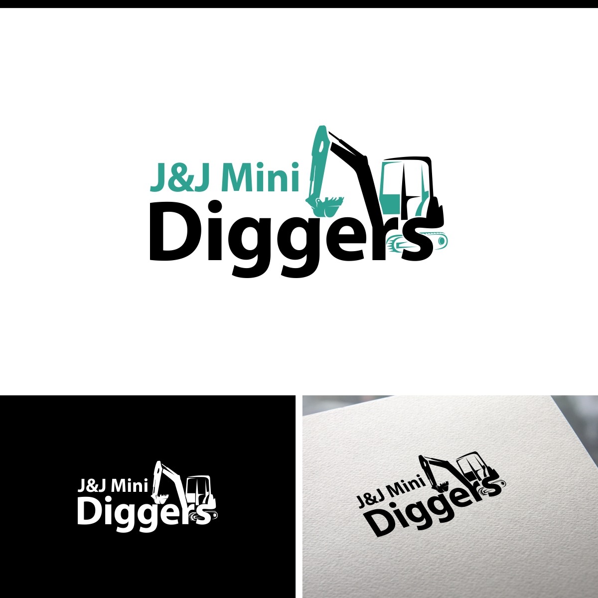 Diseño de Logo por e-graphics para J&J Mini Diggers | Diseño #16723436