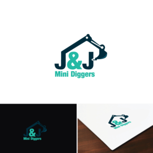 Diseño de Logo por e-graphics para J&J Mini Diggers | Diseño: #16723442