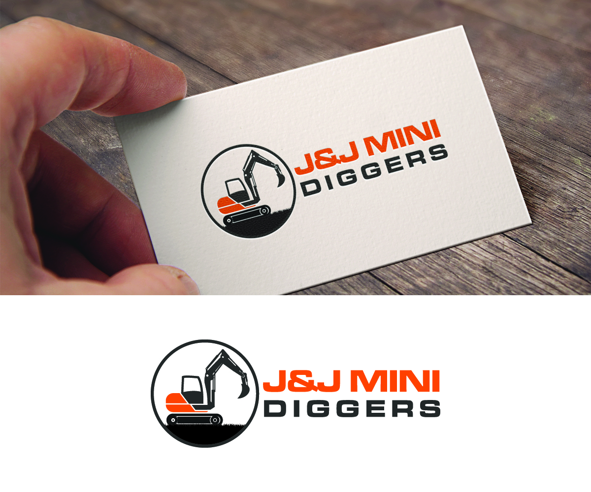 Diseño de Logo por eMARK para J&J Mini Diggers | Diseño #16728049