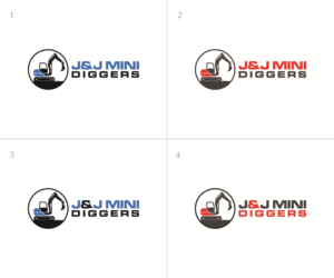 Diseño de Logo por eMARK para J&J Mini Diggers | Diseño: #16736595