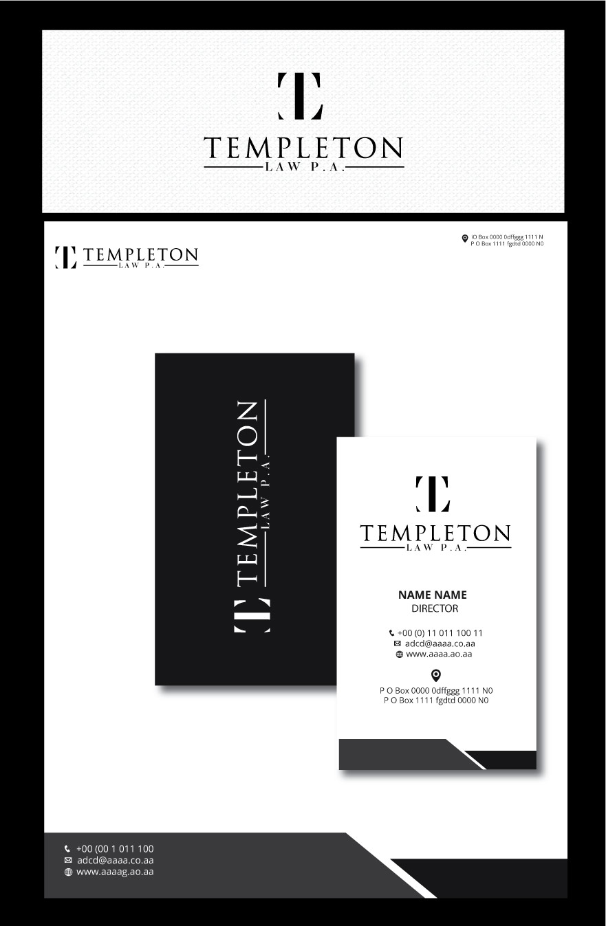 Design de Logo par zebronicgraphic pour Templeton Law P.A.  | Design #16607314