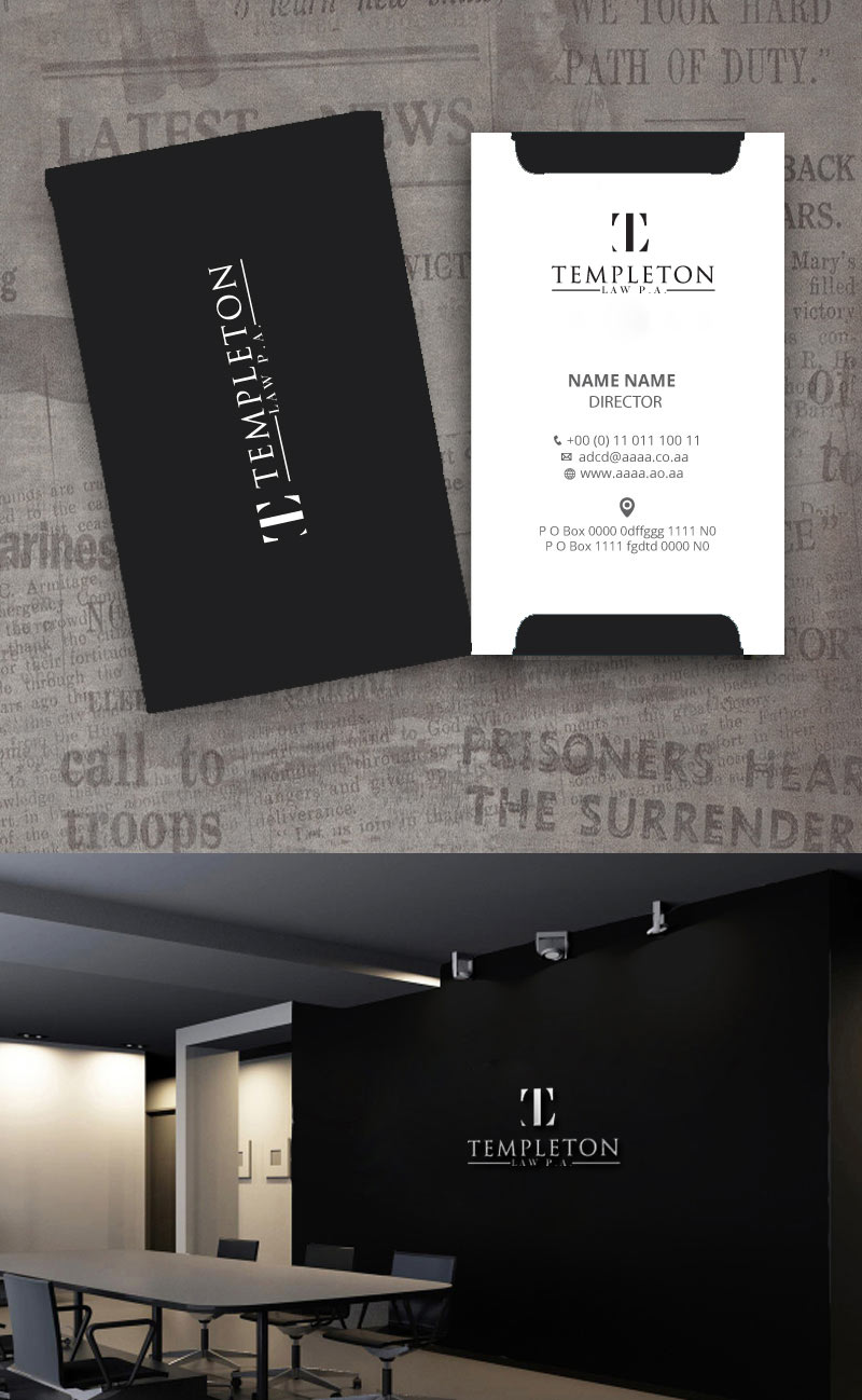 Design de Logo par zebronicgraphic pour Templeton Law P.A.  | Design #16607317