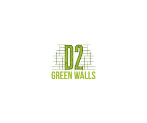 D2 Green Walls | Logo Design by Mario