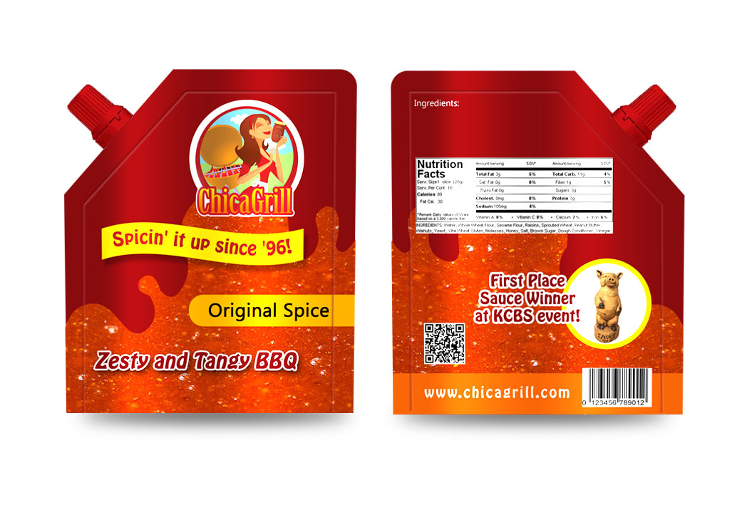 Diseño de Empaque por maricreatives para Chicagrill.com | Diseño #16679557