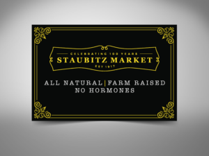 Signage Design by Priyo Subarkah for STAUBITZ MARKET | Design: #16592477