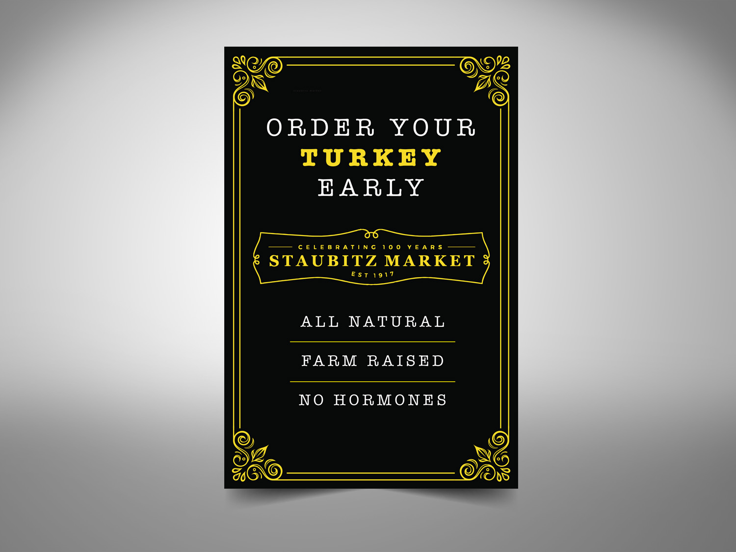 Signage Design by Priyo Subarkah for STAUBITZ MARKET | Design #16596174