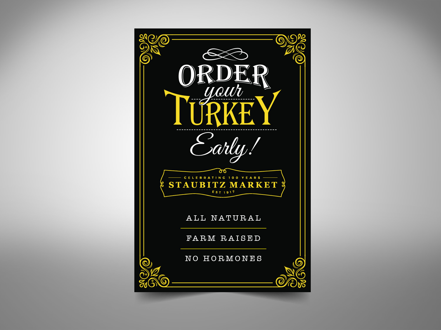 Signage Design by Priyo Subarkah for STAUBITZ MARKET | Design: #16596292