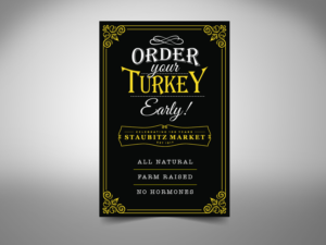 Signage Design by Priyo Subarkah for STAUBITZ MARKET | Design #16596292