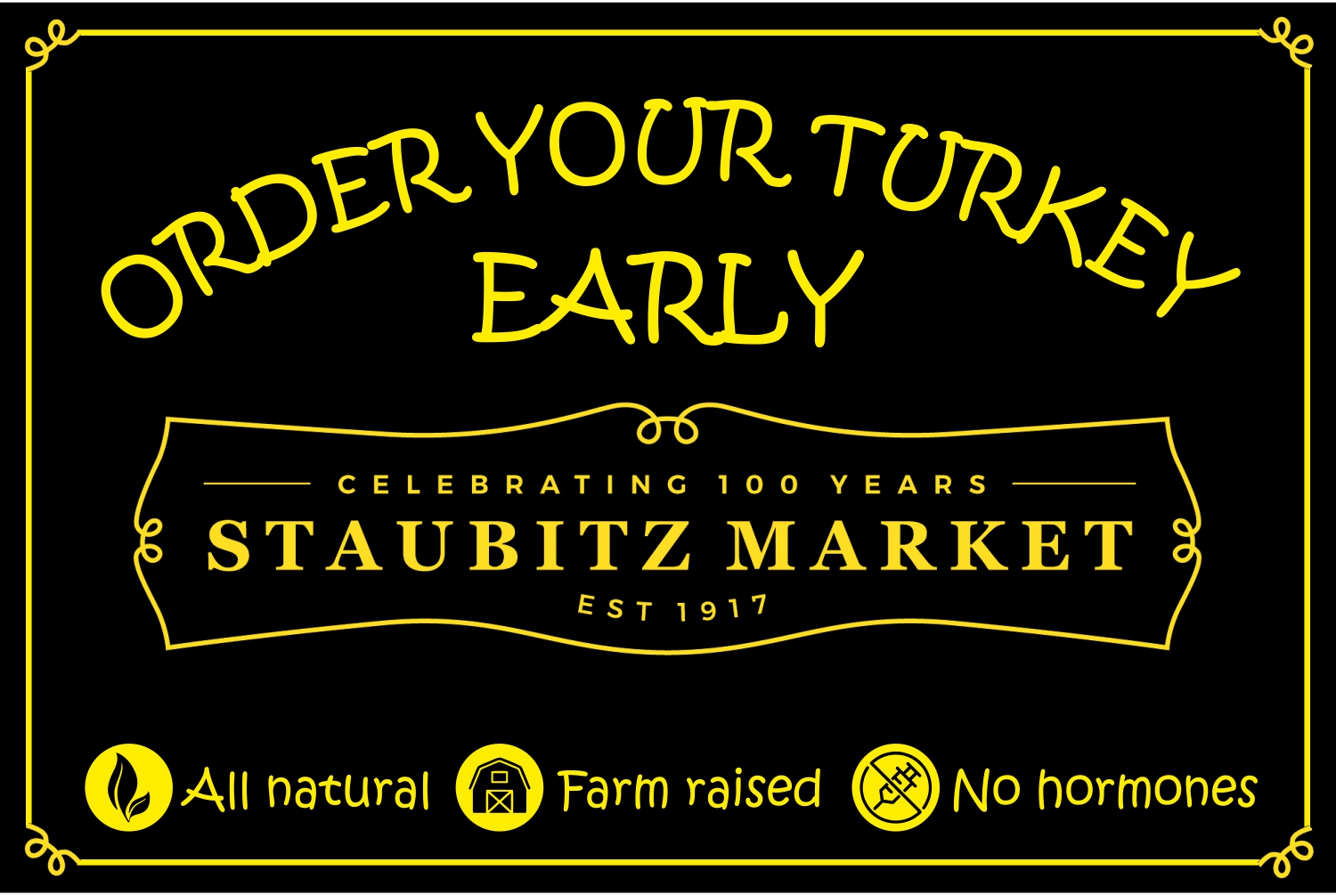 Signage Design by Maestroto for STAUBITZ MARKET | Design #16592849