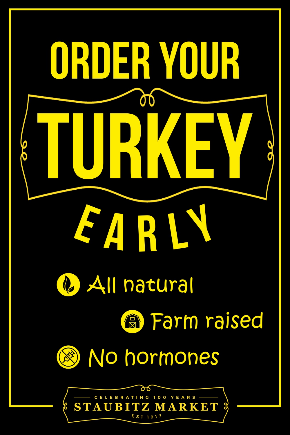 Signage Design by Maestroto for STAUBITZ MARKET | Design #16599225