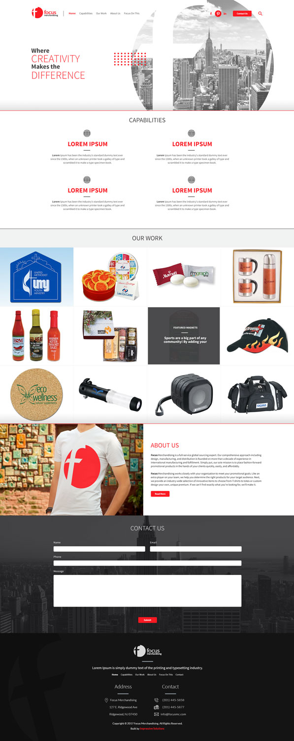 Diseño Web por Impressive Solutions para este proyecto | Diseño #16604556