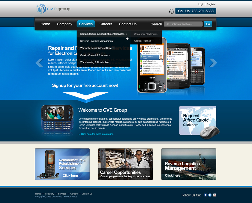 Web Design par Stevecreation pour Atomic Design & Consulting | Design #614923