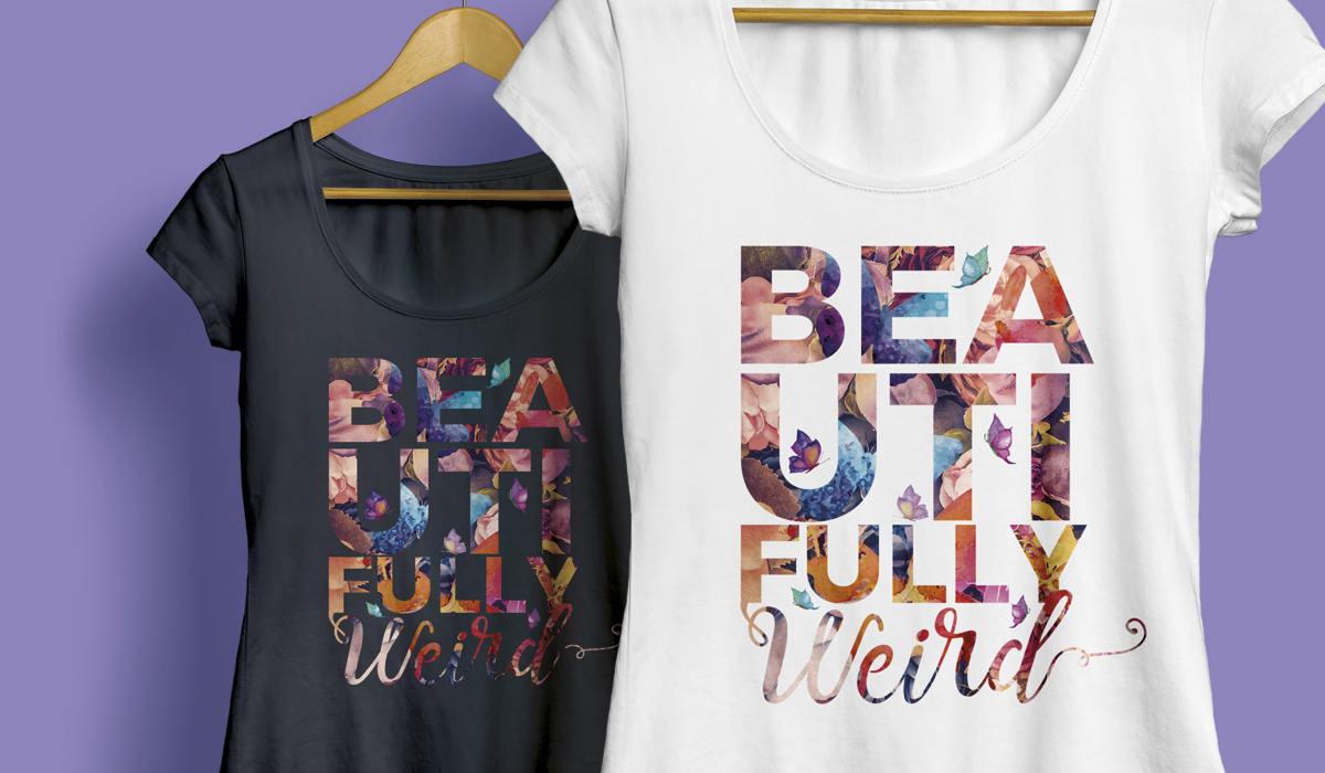 T-shirt Design by RebecaParra for Beautifully Weird LLC | Design #16598031