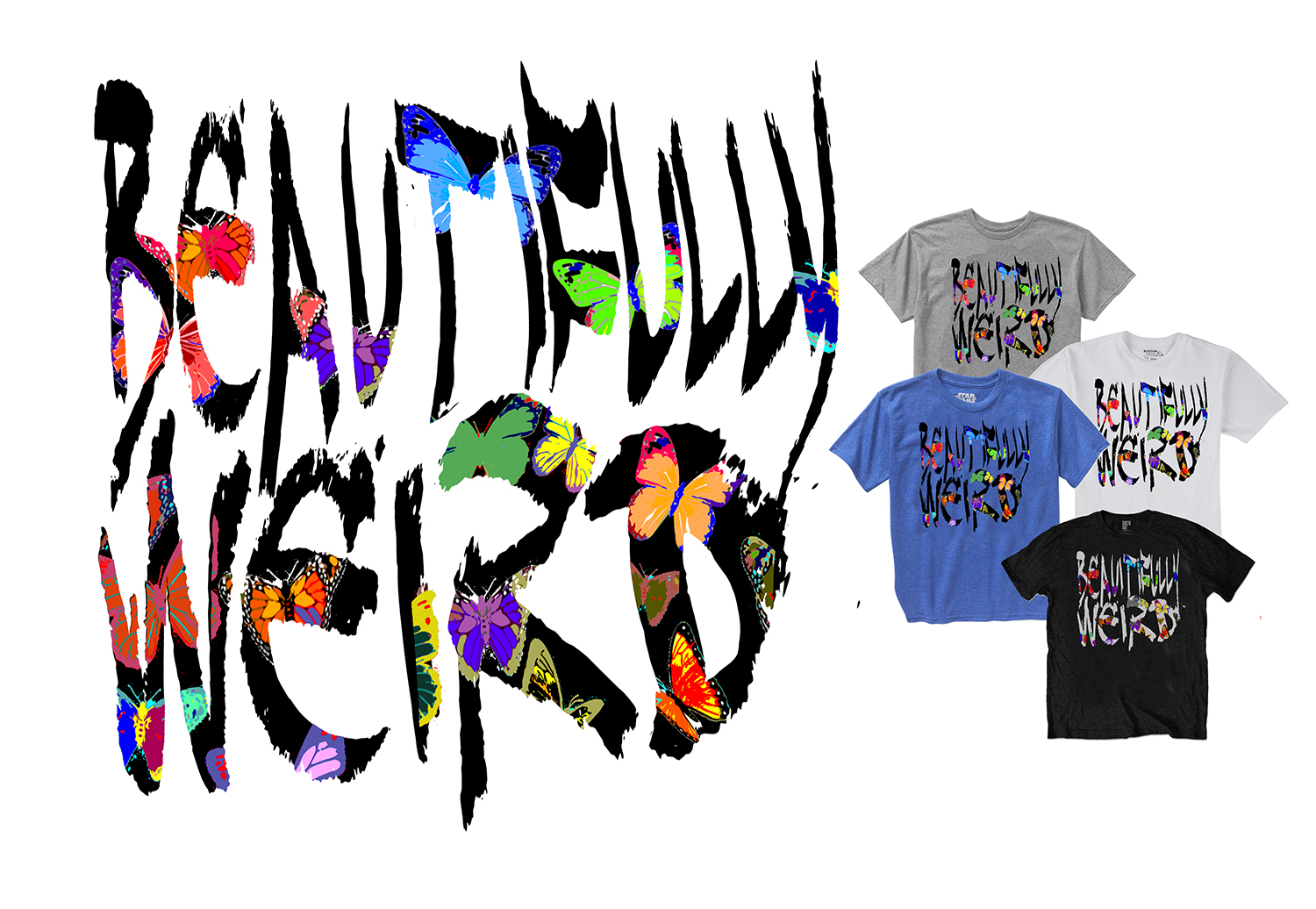 T-shirt Design by davem for Beautifully Weird LLC | Design #16601157