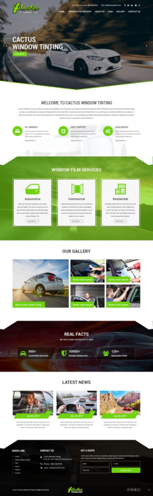 Web Design par pb pour Graffx Design | Design : #16605050