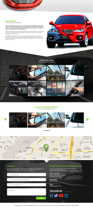 Web Design by Ivan Alcantara for Graffx Design | Design #16585421