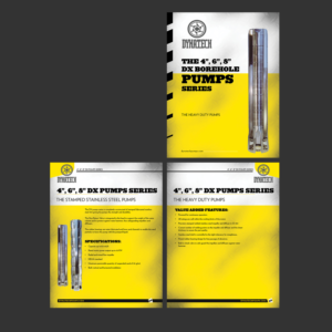 Catalogue Design by CreativeTrends for Dynatech Pumps | Design: #16586002