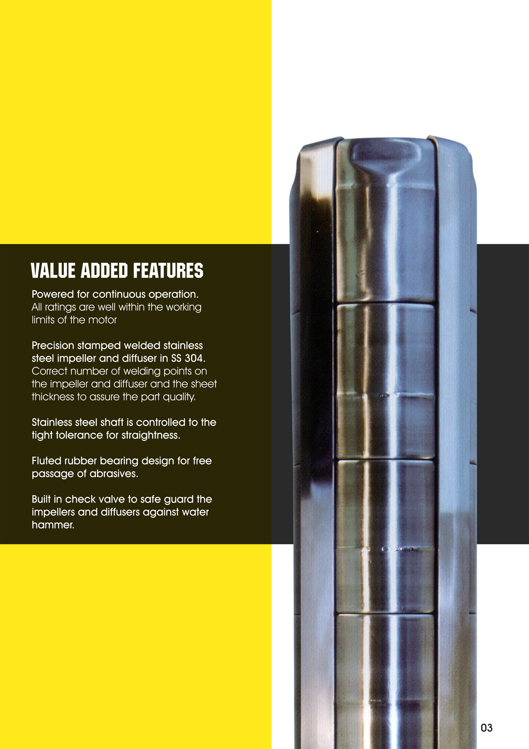 Catalogue Design by Javelin Studio for Dynatech Pumps | Design #17432474