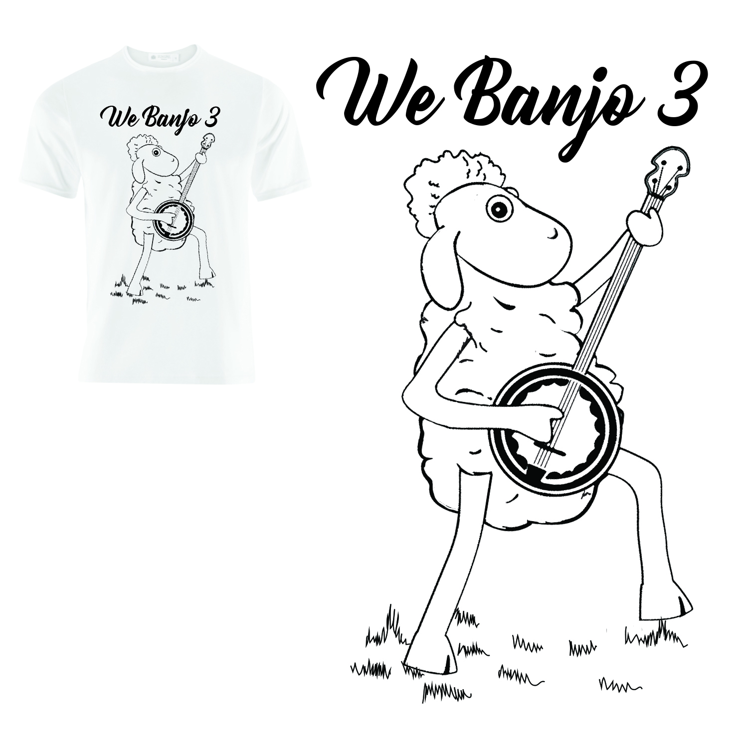 T-Shirt-Design von yukiyenz für We Banjo 3 | Design #16674558
