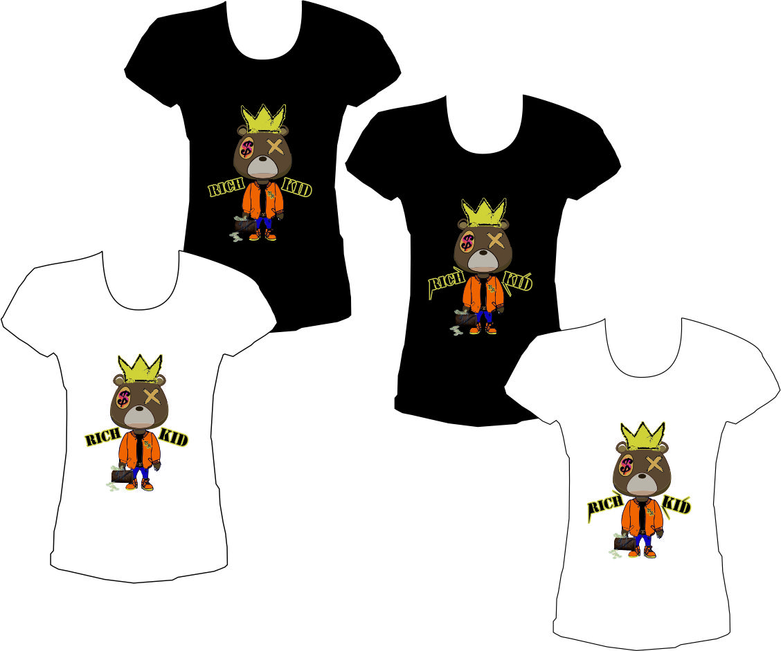 T-shirt Design by seherr for Rich Kid Ent | Design #16614615