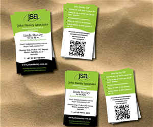 Visitenkarten-Design von TedAtkinson für John Stanley Associates | Design: #2662287