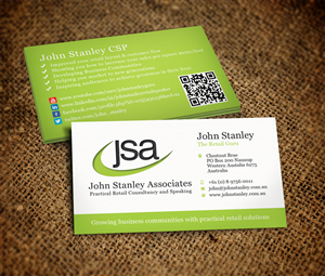 Visitenkarten-Design von Nelsur für John Stanley Associates | Design: #2661332