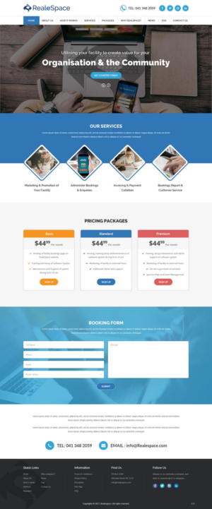 Web Design by pb for this project | Design: #16605211