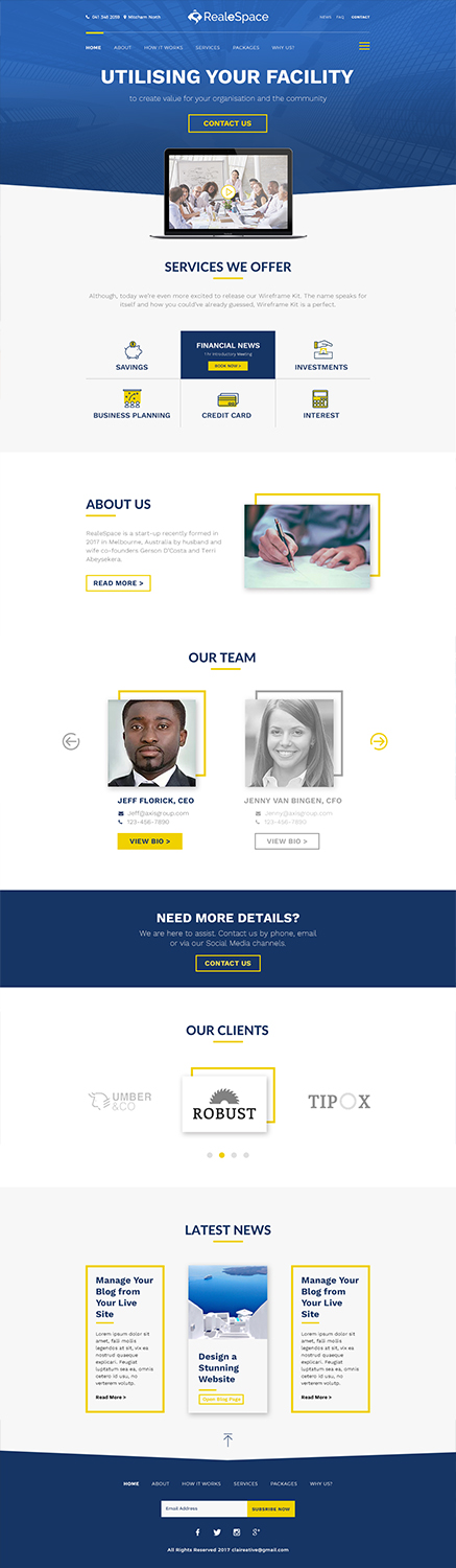 Web Design par Claireative pour ce projet | Design #16591228