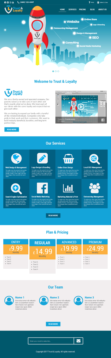 Web Design by 21.owl for IHUSTLING, LLC | Design #16673723