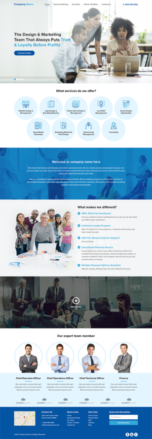 Web Design by RupalTechno for IHUSTLING, LLC | Design: #16635589