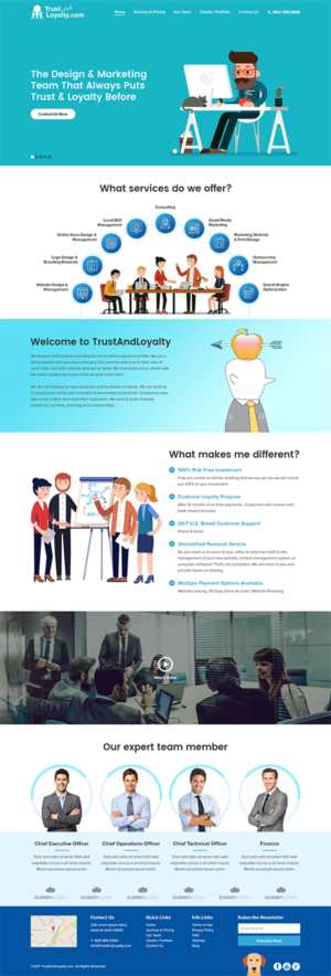 TrustAndLoyalty.com | Web Design par RupalTechno