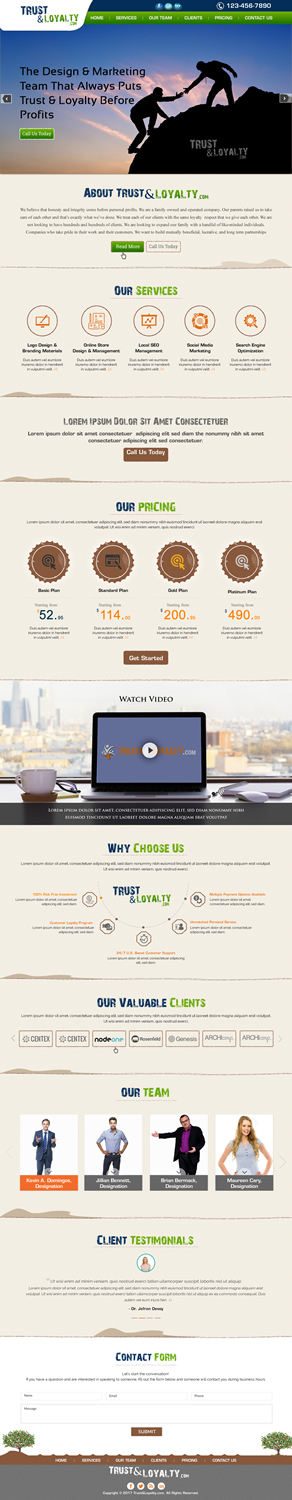 Web Design by HarmiDesigning for IHUSTLING, LLC | Design #16688465